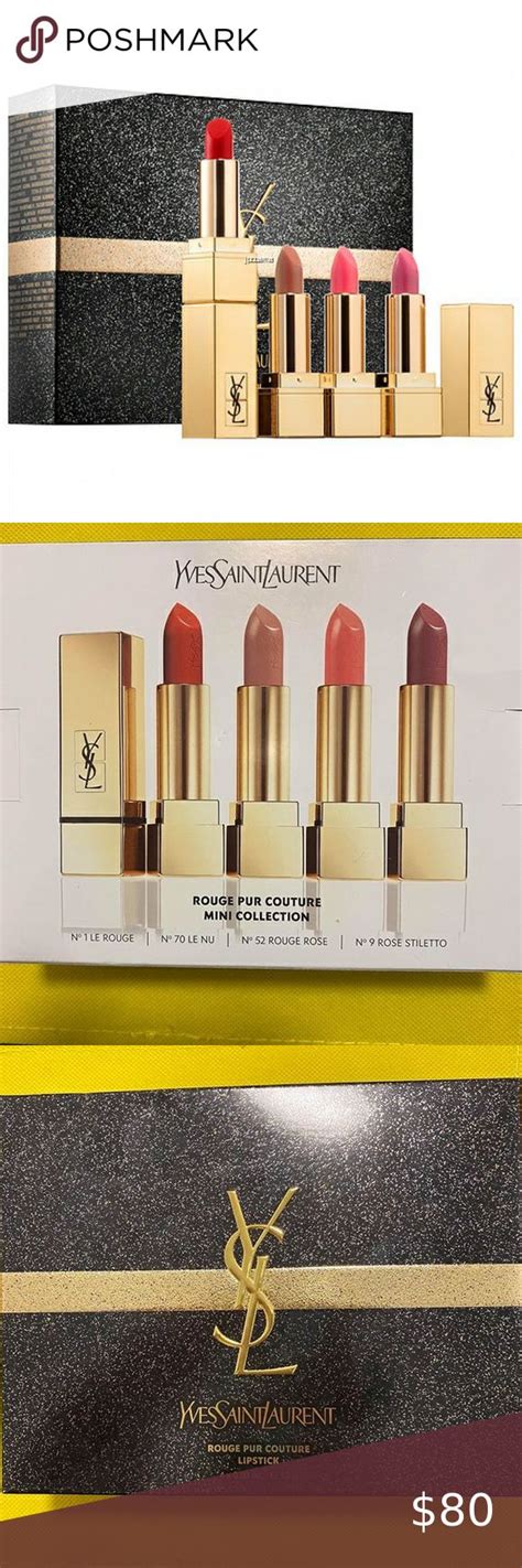 ysl kiss and couture lipstick trio set|Yves Saint Laurent Kiss And Couture Lipstick Trio Set .